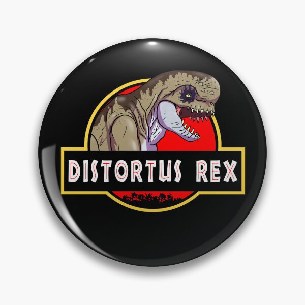 Item preview, distortus rex red dinosaur logo  designed and sold by Blck-Acid-Devil.
