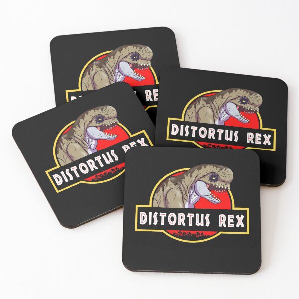 Item preview, distortus rex red dinosaur logo designed and sold by Blck-Acid-Devil.