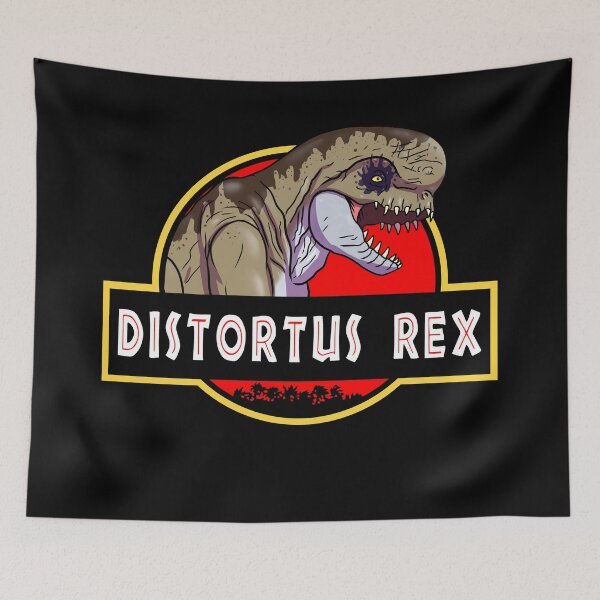 Item preview, distortus rex red dinosaur logo  designed and sold by Blck-Acid-Devil.