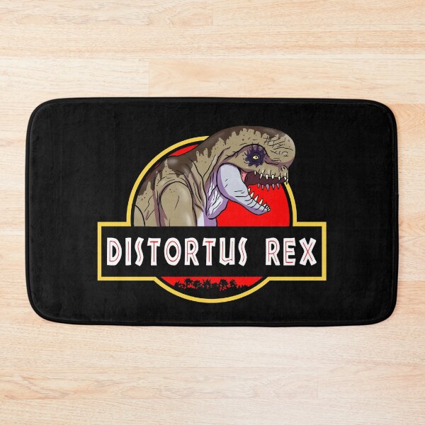 Item preview, distortus rex red dinosaur logo designed and sold by Blck-Acid-Devil.