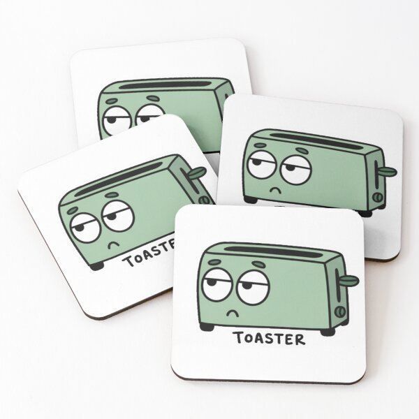 Item preview, Clive the Toaster Sticker |  Moodzu Mood Cartoon designed and sold by Moodzu.