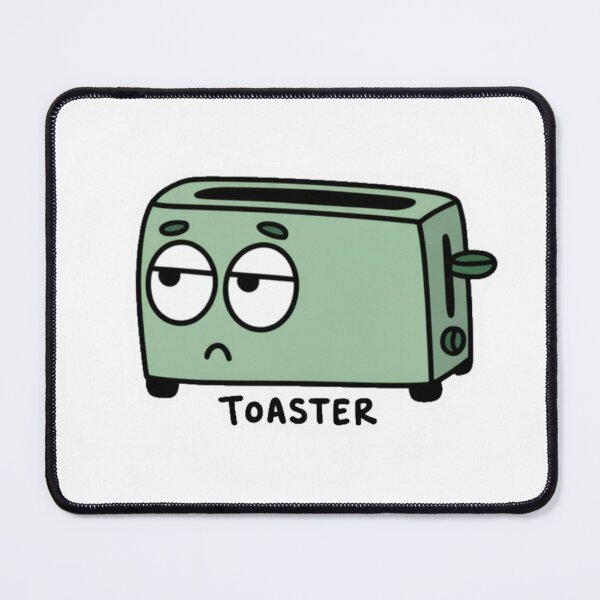 Item preview, Clive the Toaster Sticker | Moodzu Mood Cartoon designed and sold by Moodzu.