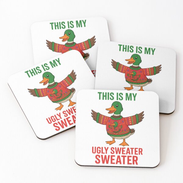 Item preview, This Is My Ugly Sweater Sweater Funny Duck designed and sold by TeeTimeTreasure.
