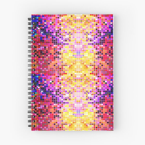 Item preview, Vibrant Retro Mosaic Pattern with Faux Glitter Effect designed and sold by GoDesign1.