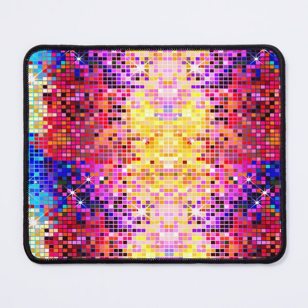 Item preview, Vibrant Retro Mosaic Pattern with Faux Glitter Effect designed and sold by GoDesign1.