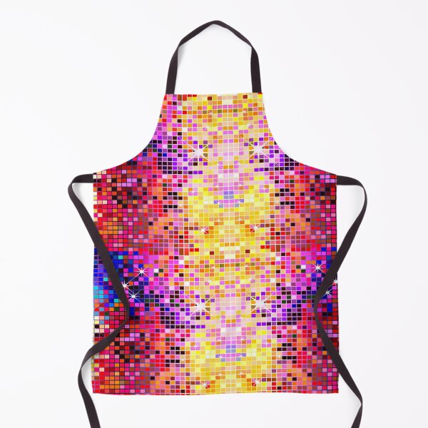 Item preview, Vibrant Retro Mosaic Pattern with Faux Glitter Effect designed and sold by GoDesign1.