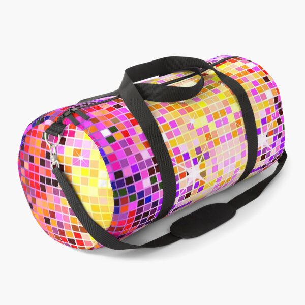 Item preview, Vibrant Retro Mosaic Pattern with Faux Glitter Effect designed and sold by GoDesign1.
