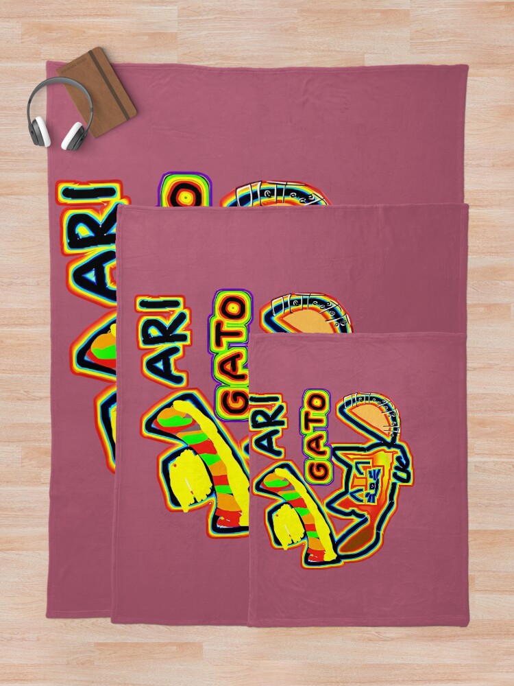Thumbnail 5 of 6, Throw Blanket, Ari Gatito designed and sold by Resdoploder.