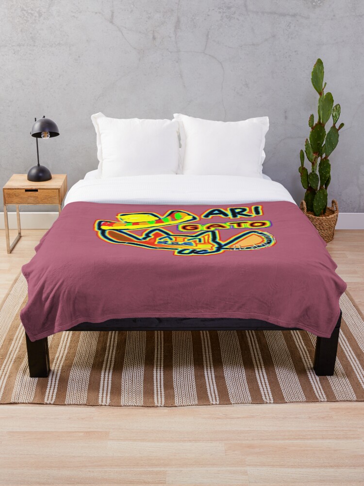 Thumbnail 1 of 6, Throw Blanket, Ari Gatito designed and sold by Resdoploder.