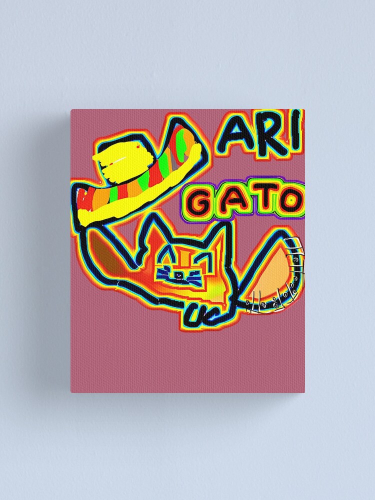 Thumbnail 1 of 3, Canvas Print, Ari Gatito  designed and sold by Resdoploder.