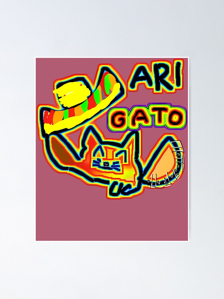 Thumbnail 1 of 3, Poster, Ari Gatito  designed and sold by Resdoploder.