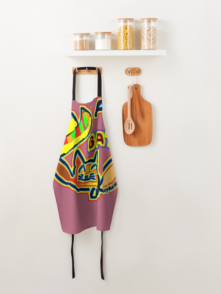 Thumbnail 4 of 6, Apron, Ari Gatito designed and sold by Resdoploder.