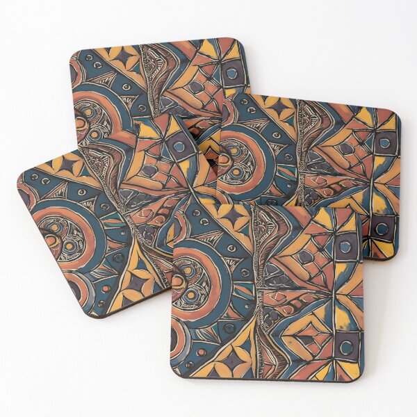 Item preview, Traditional Madhubani Painting with Intricate Geometric Patterns designed and sold by Haus Of K.