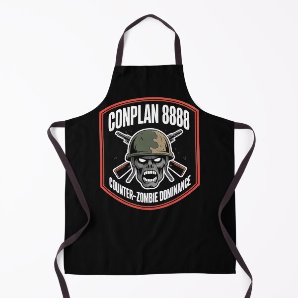 Item preview, CONPLAN 8888 Zombie Apocalypse Survival Strategy Logo designed and sold by SpookshowDesign.