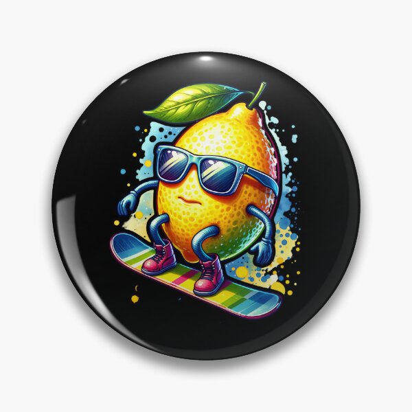 Item preview, Lemon rides on a snowboard designed and sold by ReneMM.