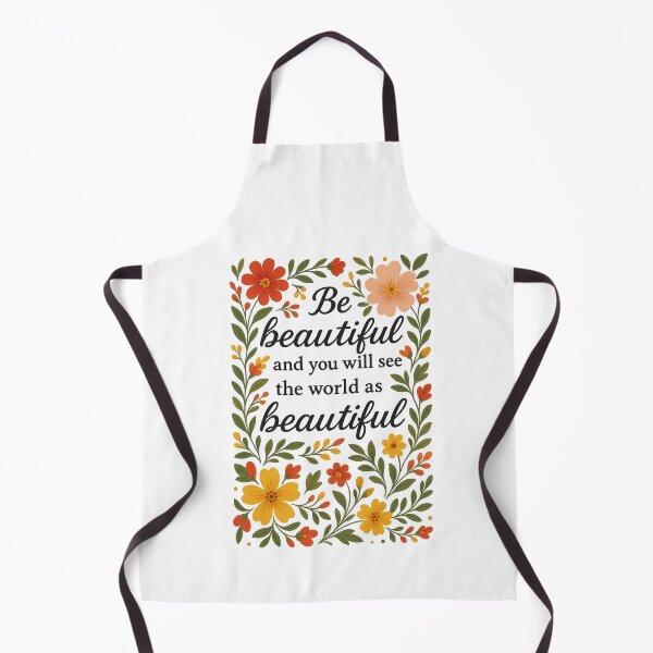 Artikelvorschau, Be Beautiful – Motivierende Blumen-Illustration entworfen und verkauft von Malak Studio .
