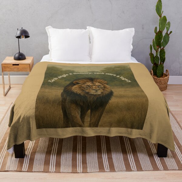 Item preview, “Geometric Majesty – The Legacy of the Lion” designed and sold by GeoWild Designs.