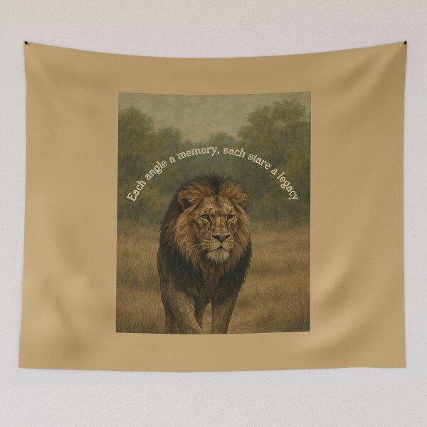 Item preview, “Geometric Majesty – The Legacy of the Lion” designed and sold by GeoWild Designs.