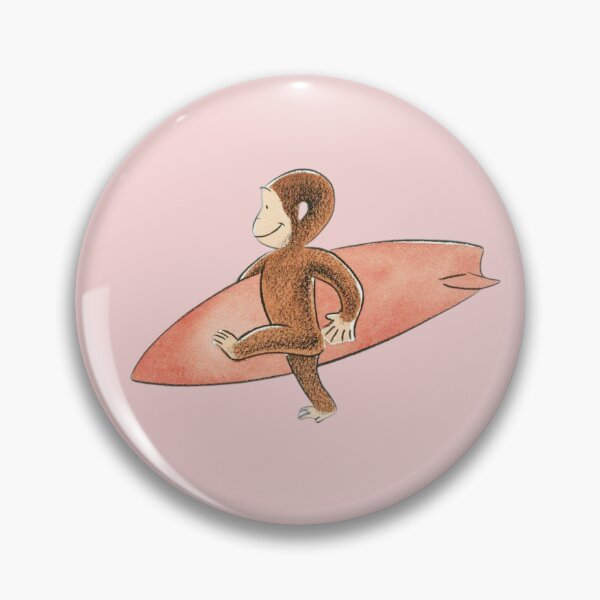 Item preview, surfing curious george  designed and sold by emmysjunkdrawer.