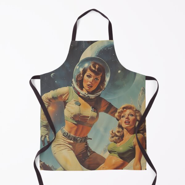 Item preview, The Cosmos Woman with the Space Dinosaurs from Planet Vintage designed and sold by she-devil-shirt.