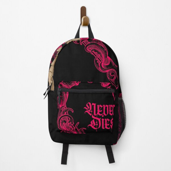 Item preview, Never Dies – Gothic Neon Heart & Vintage Statue Art Design designed and sold by Catpuccino.