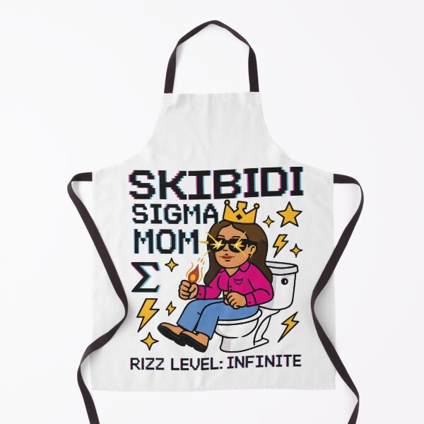 Item preview, Skibidi Sigma Mom Rizz Level Infinite Meme Art | Power Crown Viral Digital Download designed and sold by AnnDesignStudio.
