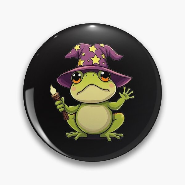 Item preview, Starborn Frog Evenfall Enchantment Bouncy Baby Wizard Chibi designed and sold by SandraMcLendone.