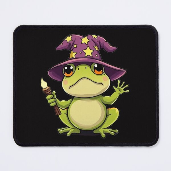 Item preview, Starborn Frog Evenfall Enchantment Bouncy Baby Wizard Chibi designed and sold by SandraMcLendone.