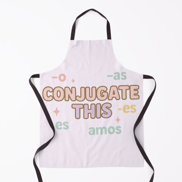 Item preview, Conjugate This – Playful Pastel Language Learning Design designed and sold by wwshd.