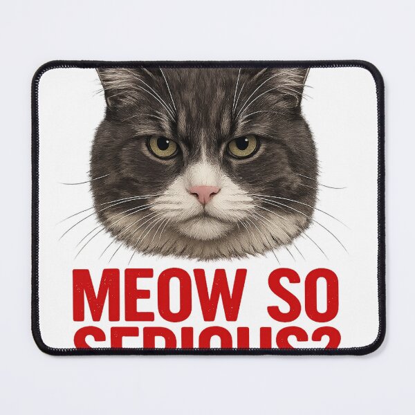 Item preview, Meow So Serious? (D'artagnan) designed and sold by copiernic.