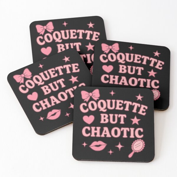 Item preview, Coquette Aesthetic Funny Quote — Coquette but Chaotic designed and sold by Dragonfly-10.