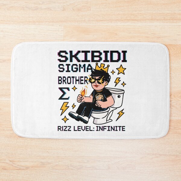 Item preview, Skibidi Sigma Brother Infinite Rizz Meme Art | King Energy Viral Digital Download designed and sold by AnnDesignStudio.