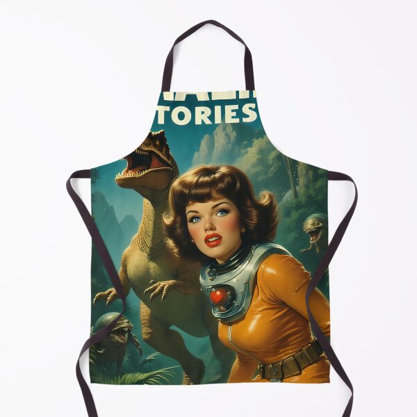 Item preview, The cosmic woman with the dinosaur from the distant planet designed and sold by she-devil-shirt.