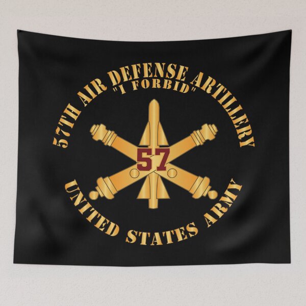 Item preview, Army - 57th Air Defense Artillery - Night Hides Not - Number Branch - US Army X 300 designed and sold by Military Insignia Products.