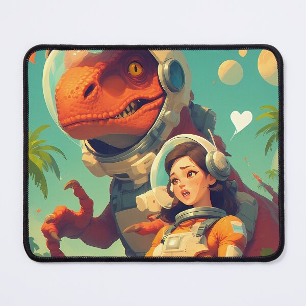 Item preview, Attack of the Space Dinosaurs on the Planet of the Retro Astronauts designed and sold by she-devil-shirt.