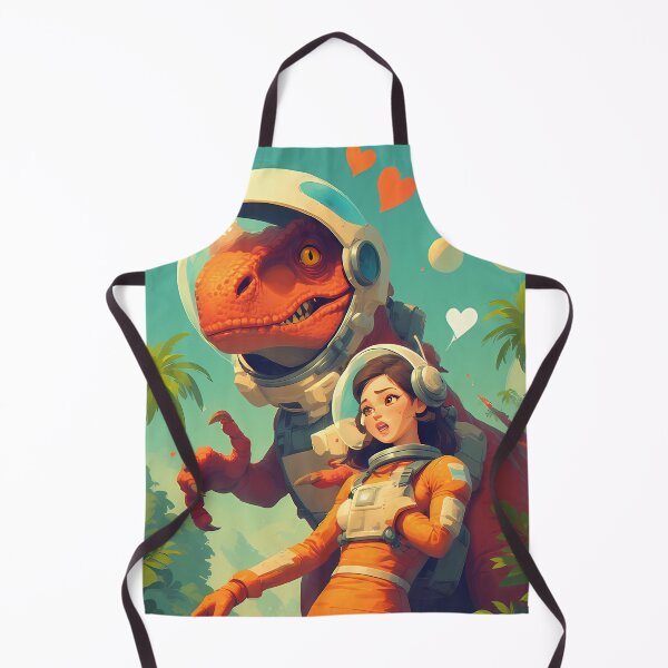 Item preview, Attack of the Space Dinosaurs on the Planet of the Retro Astronauts designed and sold by she-devil-shirt.