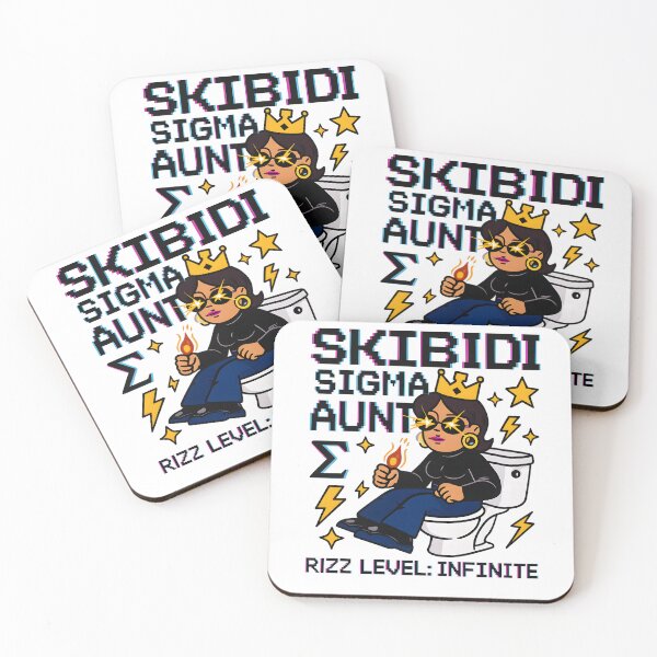 Item preview, Skibidi Sigma Aunt Infinite Rizz Meme Art | Queen Energy Viral Digital Download designed and sold by AnnDesignStudio.