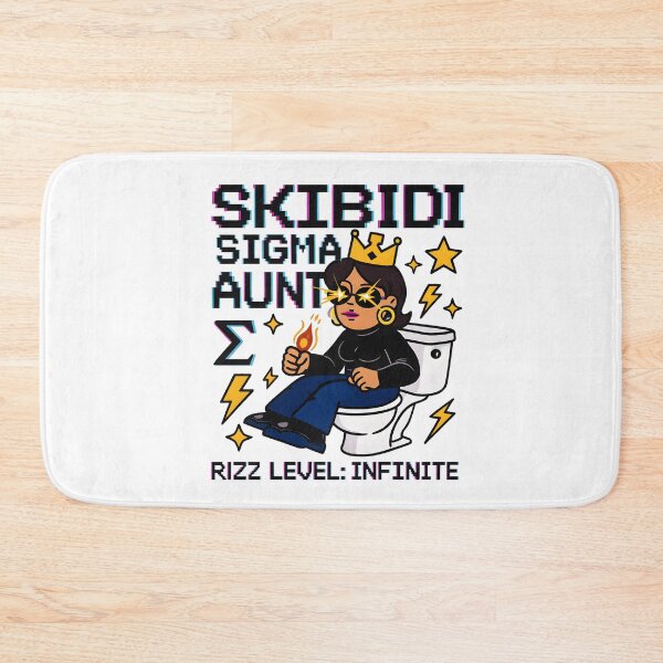 Item preview, Skibidi Sigma Aunt Infinite Rizz Meme Art | Queen Energy Viral Digital Download designed and sold by AnnDesignStudio.
