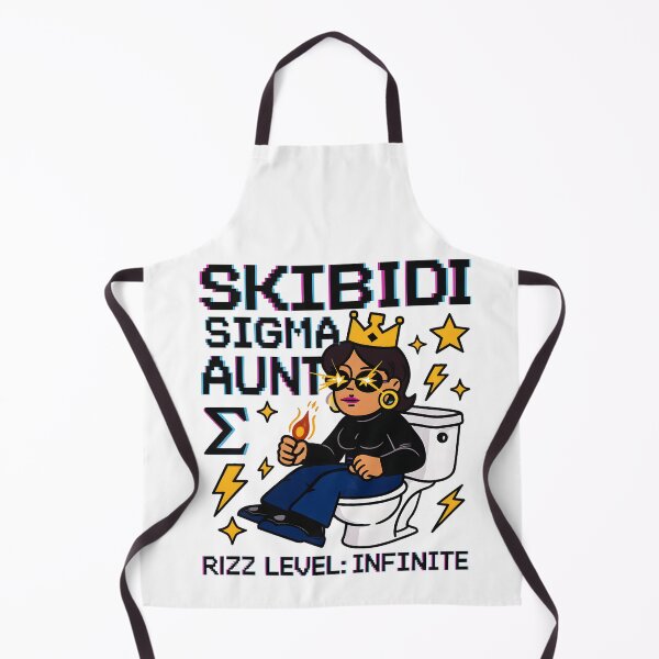 Item preview, Skibidi Sigma Aunt Infinite Rizz Meme Art | Queen Energy Viral Digital Download designed and sold by AnnDesignStudio.