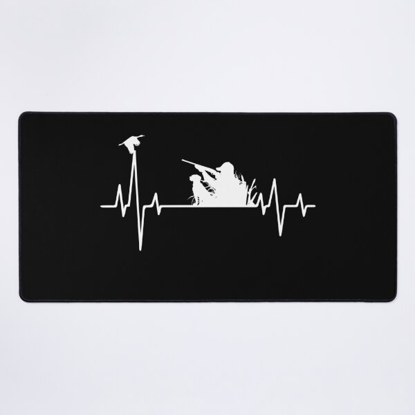 Item preview, Duck hunting heartbeat silhouette design designed and sold by Alex8536.