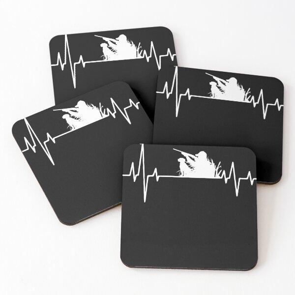 Item preview, Duck hunting heartbeat silhouette design designed and sold by Alex8536.