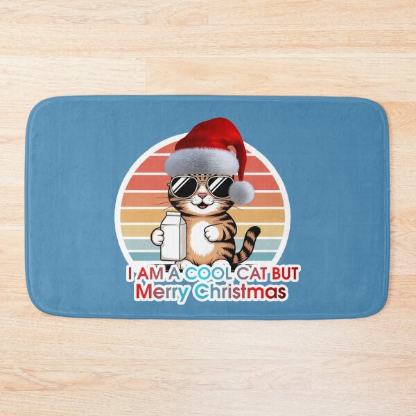Item preview, Merry Christmas From A Cool Cat designed and sold by ZooStateofMind.