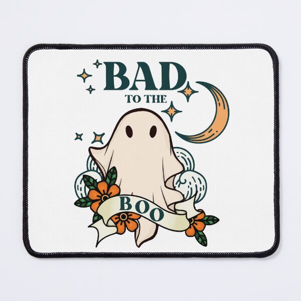 Item preview, Bad to the Boo - Retro Tattoo Inspired Cool Ghost Halloween Vibes designed and sold by SunandShade.