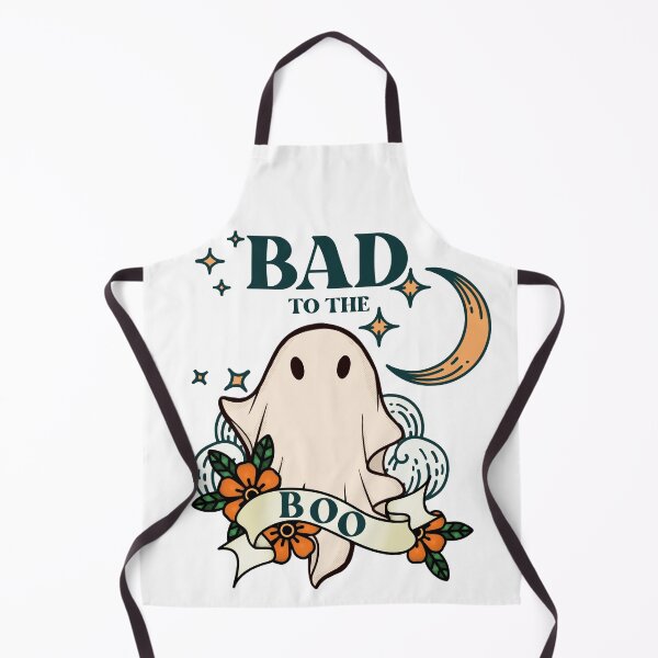 Item preview, Bad to the Boo - Retro Tattoo Inspired Cool Ghost Halloween Vibes designed and sold by SunandShade.