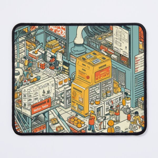 Item preview, Industrial Pop Illustration with Hidden Details designed and sold by mliotard.
