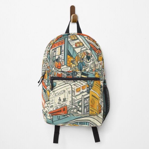 Item preview, Industrial Pop Illustration with Hidden Details designed and sold by mliotard.