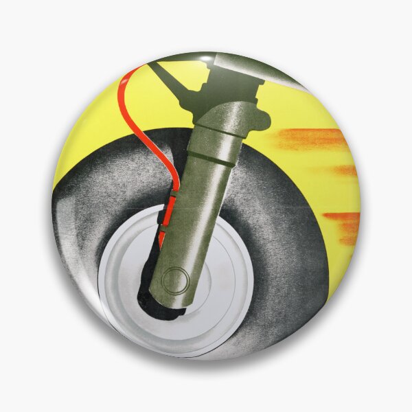 Item preview, Vintage Mid-Century Aviation Safety Poster | Check Brakes While Taxi | Bold Colors & Modernist Design | Home Decor designed and sold by artofuniverse.