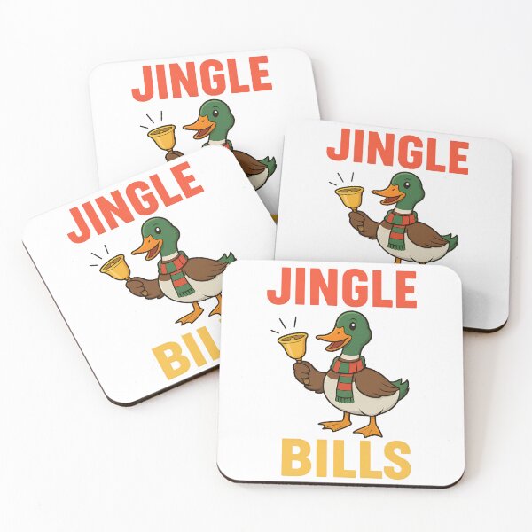 Item preview, Jingle Bills Funny Christmas Duck designed and sold by TeeTimeTreasure.