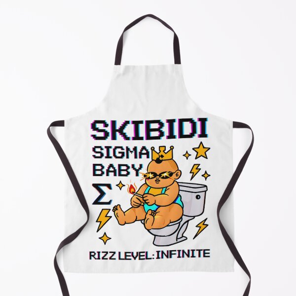 Item preview, Skibidi Sigma Baby Infinite Rizz Meme Art | Bold Crowned Viral Digital Download designed and sold by AnnDesignStudio.