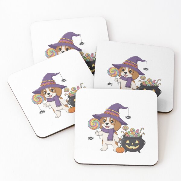 Item preview, Magical Howl-oween Beagle| Cute Halloween Dog Art designed and sold by The Real Life Symphony.